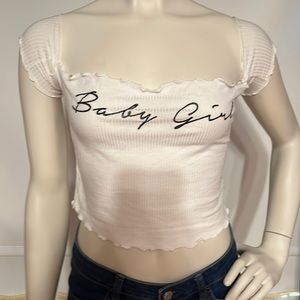 Fashion of a crop top
